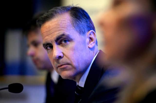 Fall in the inflation rate is good news for Mark Carney. Picture: Getty