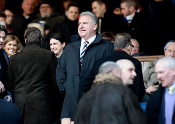 Rangers chief executive Graham Wallace at Ibrox. Picture: SNS