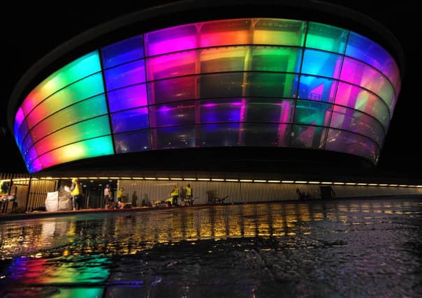 Maroon 5 played a set of generic radio pop rock at the Hydro. Picture: Robert Perry