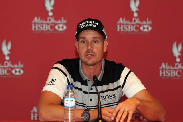 World number three Henrik Stenson. Picture: Getty