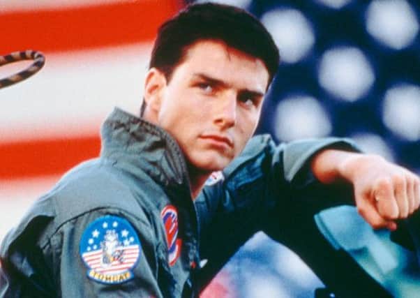 Tom Cruise as Lieutenant Pete ''Maverick'' Mitchell in the 1986 film Top Gun. Picture: Getty
