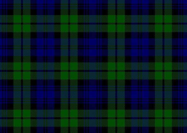 Clan Campbell's tartan, sometimes referred to as Black Watch. Picture: Contributed