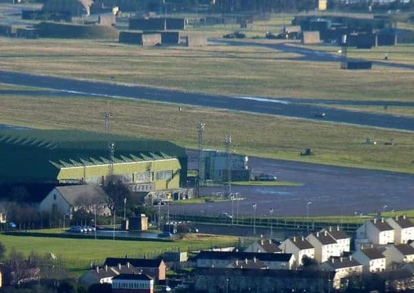 RAF Leuchars airbase, near St Andrews. Picture: Complimentary