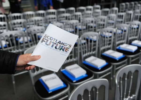 A poll has revealed that only 14 per cent of Scots have read any of the white paper. Picture: Robert Perry