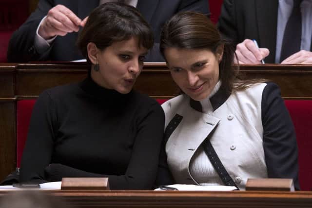 Culture minister Aurelie Filippetti, right. Picture: AP