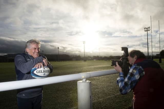 Scott Johnson is all smiles on the day he revealed his squad for this year's Six Nations. Picture: SNS
