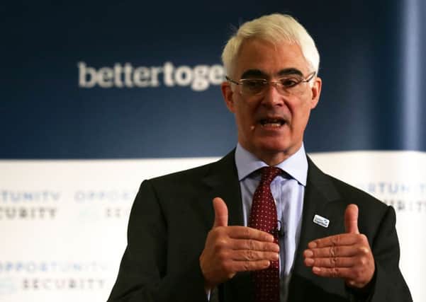 Alistair Darling likened Alex Salmond's currency union plans to a Heath Robinson drawing. Picture: PA