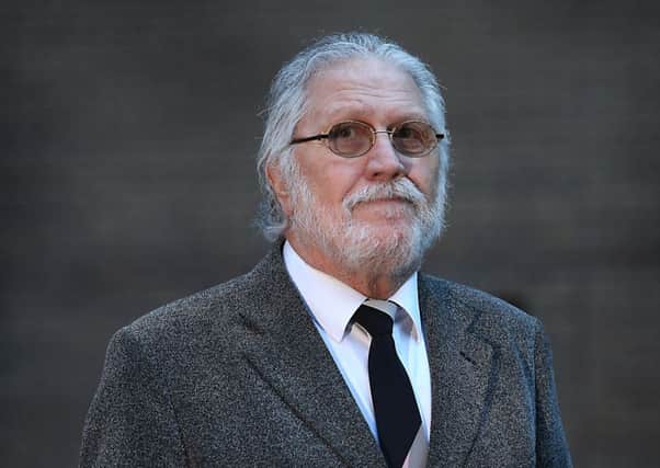 Dave Lee Travis arrives at Southwark Crown Court on Thursday. Picture: Getty