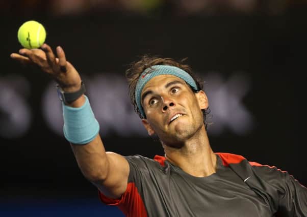 Rafael Nadal: Straightsets win. Picture: Getty