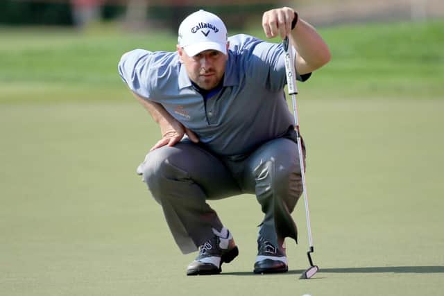 Craig Lee: clubhouse lead after morning of low-scoring. Picture: Getty
