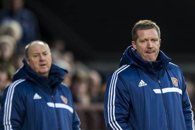 Gary Locke, right, and trusted number two Billy Brown. Picture: Ian Georgeson