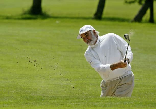 Keen golfer Sir Sean Connery advised his son Jason on his new film Tommys Honour. Picture: Getty