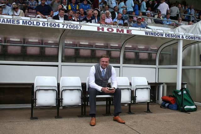 Coventry boss Steven Pressley has his side on the verge of a play-off place. Picture: Getty