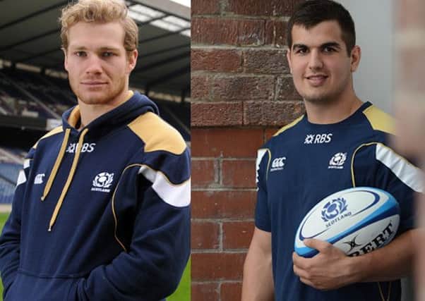 Ross Rennie, left, and Stuart McInally. Pictures: Neil Hanna