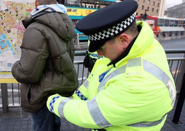 Scots six times more likely to be stopped and searched by the police. Picture: Getty