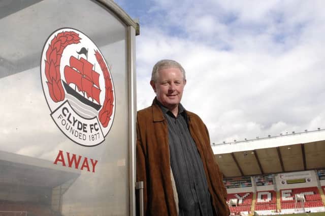 Lifelong Clyde fan Dougie Donnelly has been working in Durban this month. Picture: Robert Perry