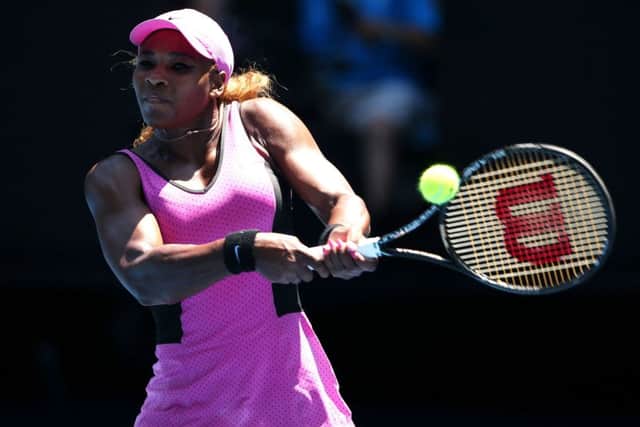 Serena Williams: Dominant display. Picture: Getty
