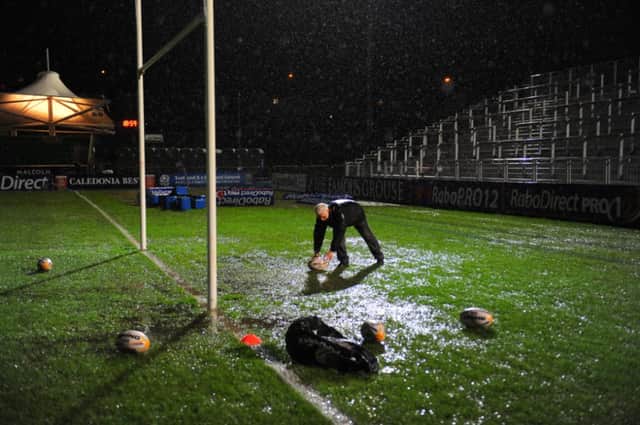 Scotstoun's pitch has been given the all clear. Picture: TSPL