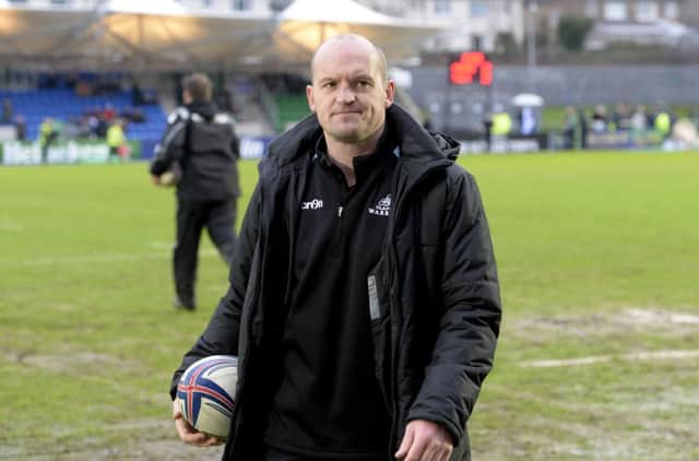 Gregor Townsend: Proud, if frustrated. Picture: SNS/SRU