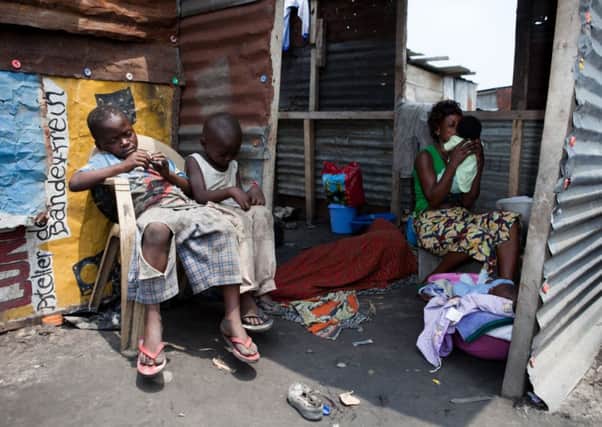 A family in Democratic Republic of Congo, the worlds poorest country. Picture: Getty