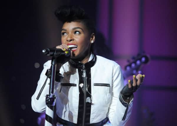 Janelle Monae performs in Las Vegas earlier this year. Picture: Getty