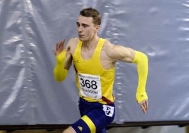 Bowie produced his fastest indoor time for the 400 at the Scottish Athletics National Open. Picture: Bobby Gavin