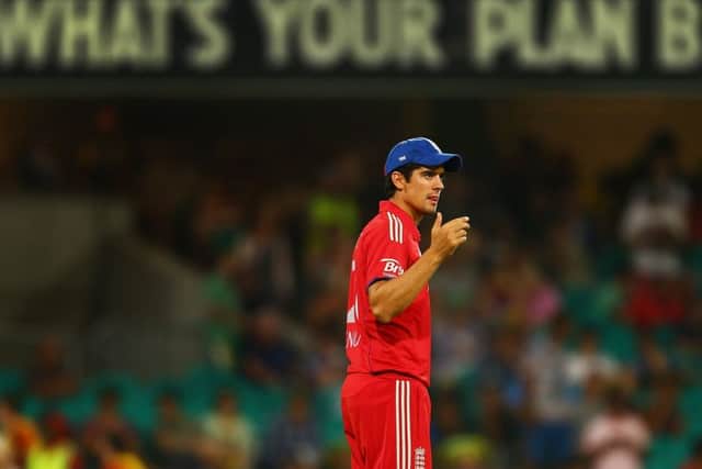 England captain Alastair Cook has been unable to produce a winning strategy. Picture: Getty