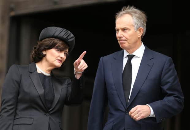 Former PM Tony Blair and wife Cherie are Roman Catholics. Picture: AFP/Getty