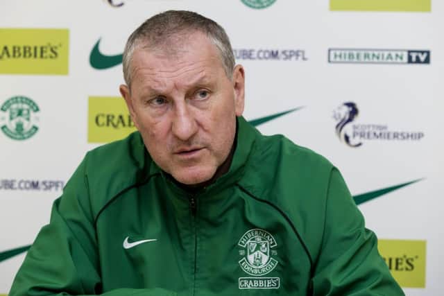 Terry Butcher: Half-time rage. Picture: SNS