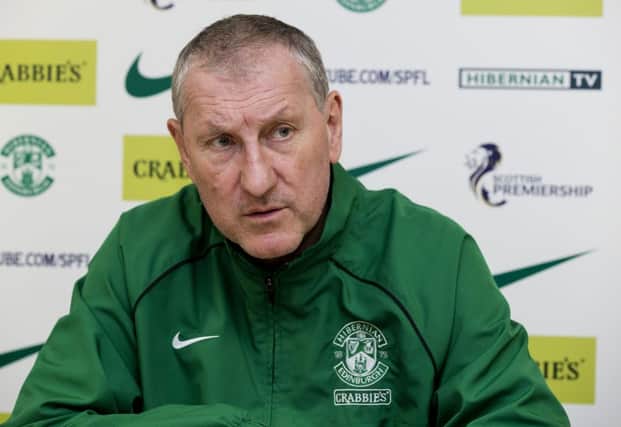 Terry Butcher: Half-time rage. Picture: SNS