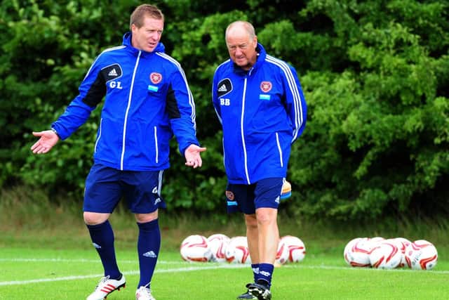 Hearts manager Gary Locke wanted assistant Billy Brown to stay at Tynecastle. Picture: Ian Rutherford