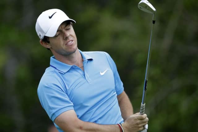 Rory McIlroy: Pipped by a shot. Picture: AP