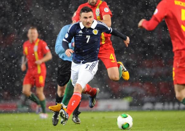 Scotland and Norwich midfielder Robert Snodgrass. Picture: Ian Rutherford