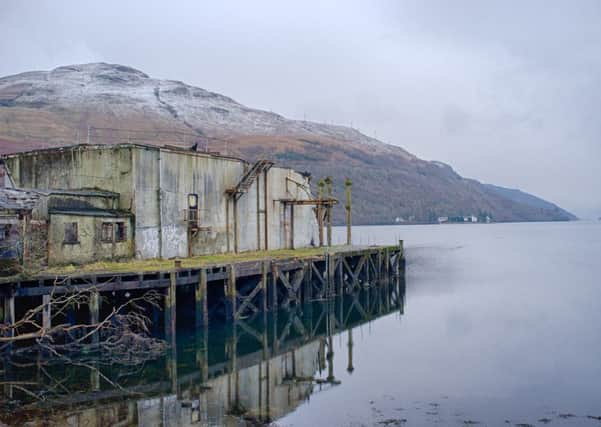 A disused torpedo testing site at Loch Long. Picture: Alan McCredie