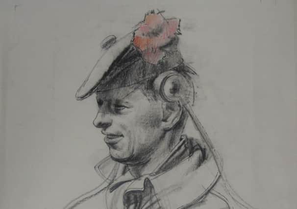 A sketch of a Black Watch soldier by Prof Ron Stenberg. Picture: Contributed