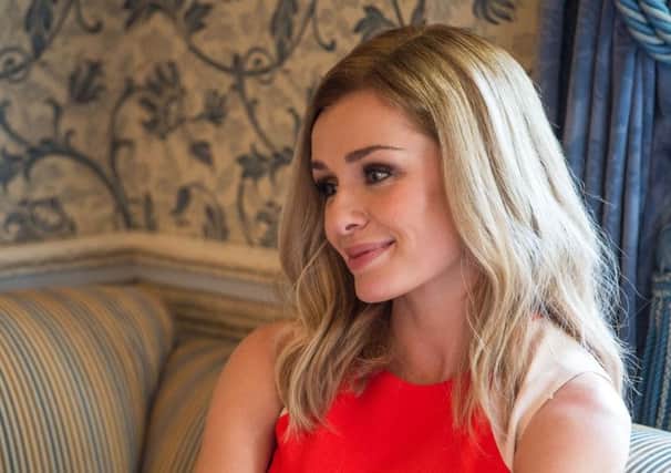 Katherine Jenkins made her remarks at yesterdays signing. Picture: Ian Gavan/Getty Images