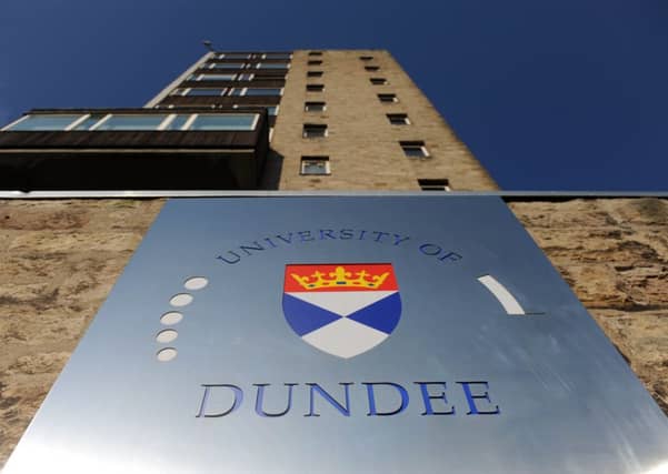 The donation was made to the Clinical Research Centre at Dundee University. Picture: Jane Barlow