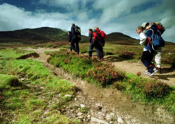 Hillwalkers have been urged to avoid wearing cotton clothing. Picture: TSPL