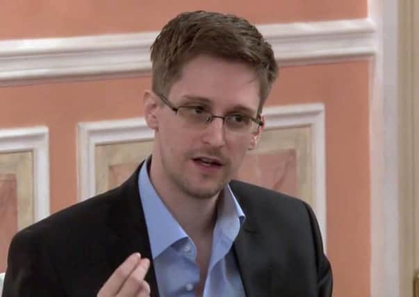 Edward Snowden, pictured in a videograb from October 2013, has agreed to stand for Glasgow University student rector. Picture: AP