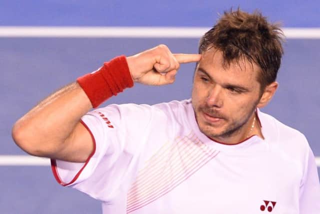 Stanislas Wawrinka held his nerve during four hours of thrilling tennis. Picture: Getty