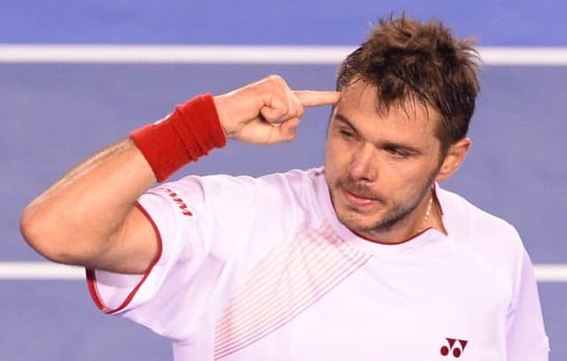 Stanislas Wawrinka held his nerve during four hours of thrilling tennis. Picture: Getty