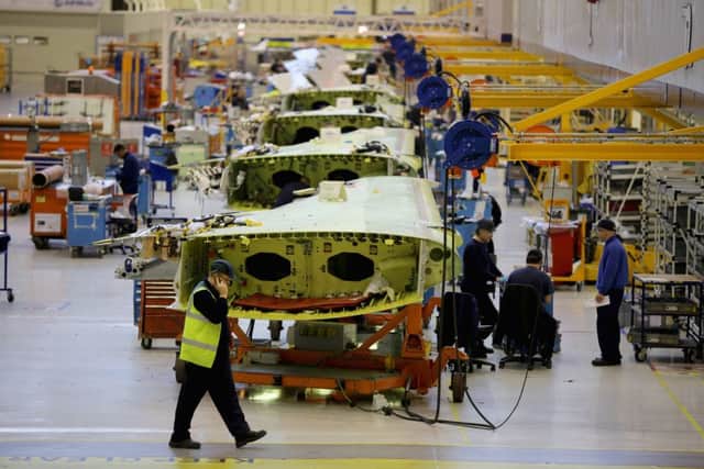 The picture was a less bright one for the countrys factories. Picture: Getty Images