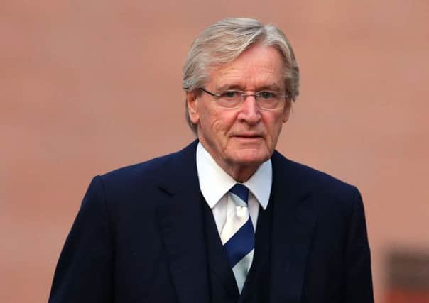 William Roache outside Preston Crown Court yesterday. Picture: PA