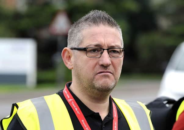 Unites Stevie Deans quit his job at Grangemouth refinery. Picture: Michael Gillen