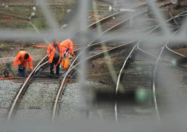 ScotRail pointed the finger at Network Rail as its rating fell by 3 percentage points. Picture: Getty