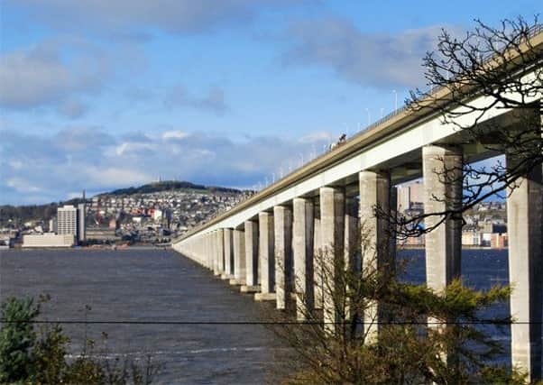 The Tay Road Bridge has a shared cyclist and pedestrian walkway in the middle. Picture: Complimentary