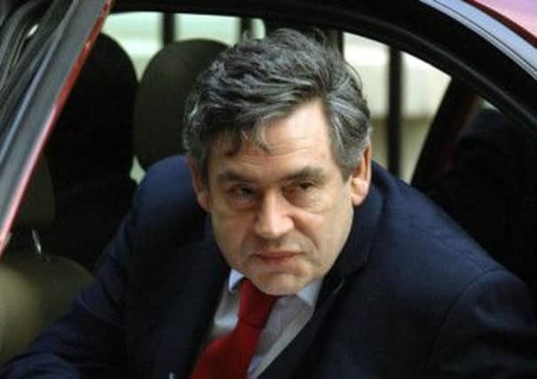 Gordon Brown called for British jobs for British workers. Picture: PA