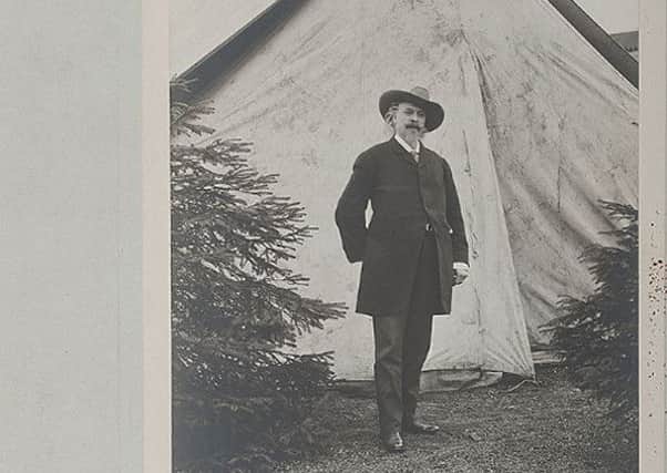 Buffalo Bill poses outside his tent in Scotland. Picture: Contributed