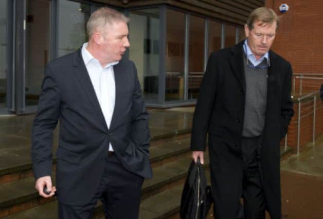 Former Ibrox director Dave King, pictured right, with Ally McCoist. Picture: SNS