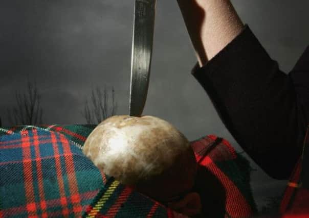 Haggis: Chieftain o' the pudding race, or deadly explosive device? Security staff at Birmingham Airport certainly weren't sure. Picture: Getty